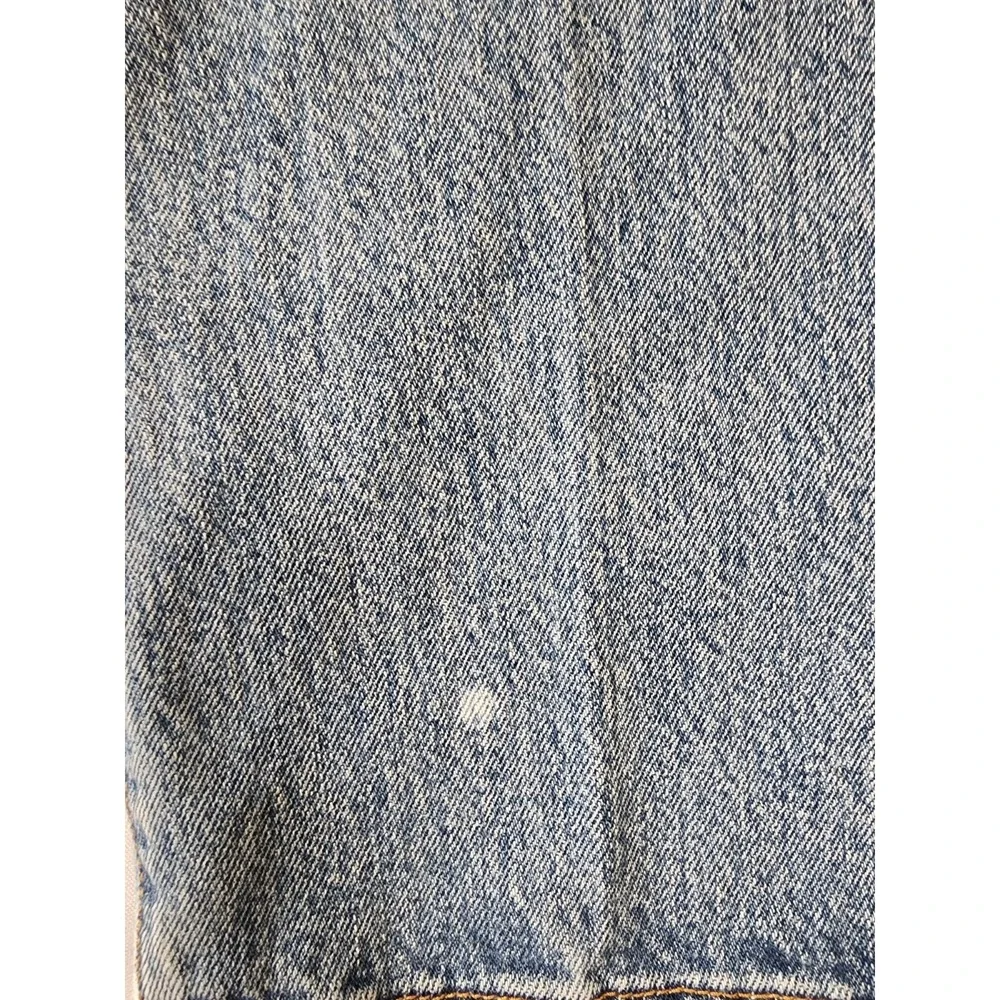 Levi's 501 Original Button Fly Jeans Men's W34 L30 Light Wash Straight Leg 100%